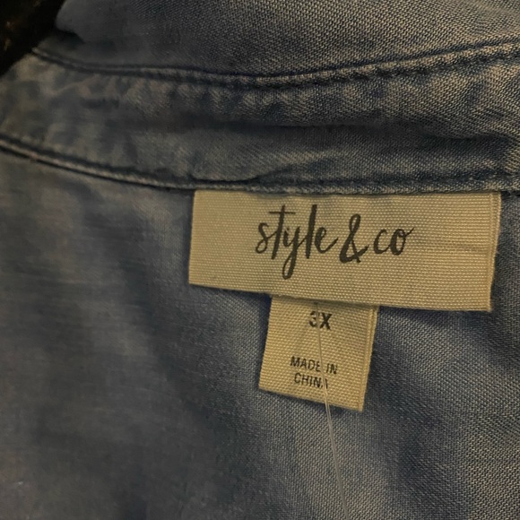 Camp Shirt - Macy’s Plus Size Brand New - Picture 5 of 6